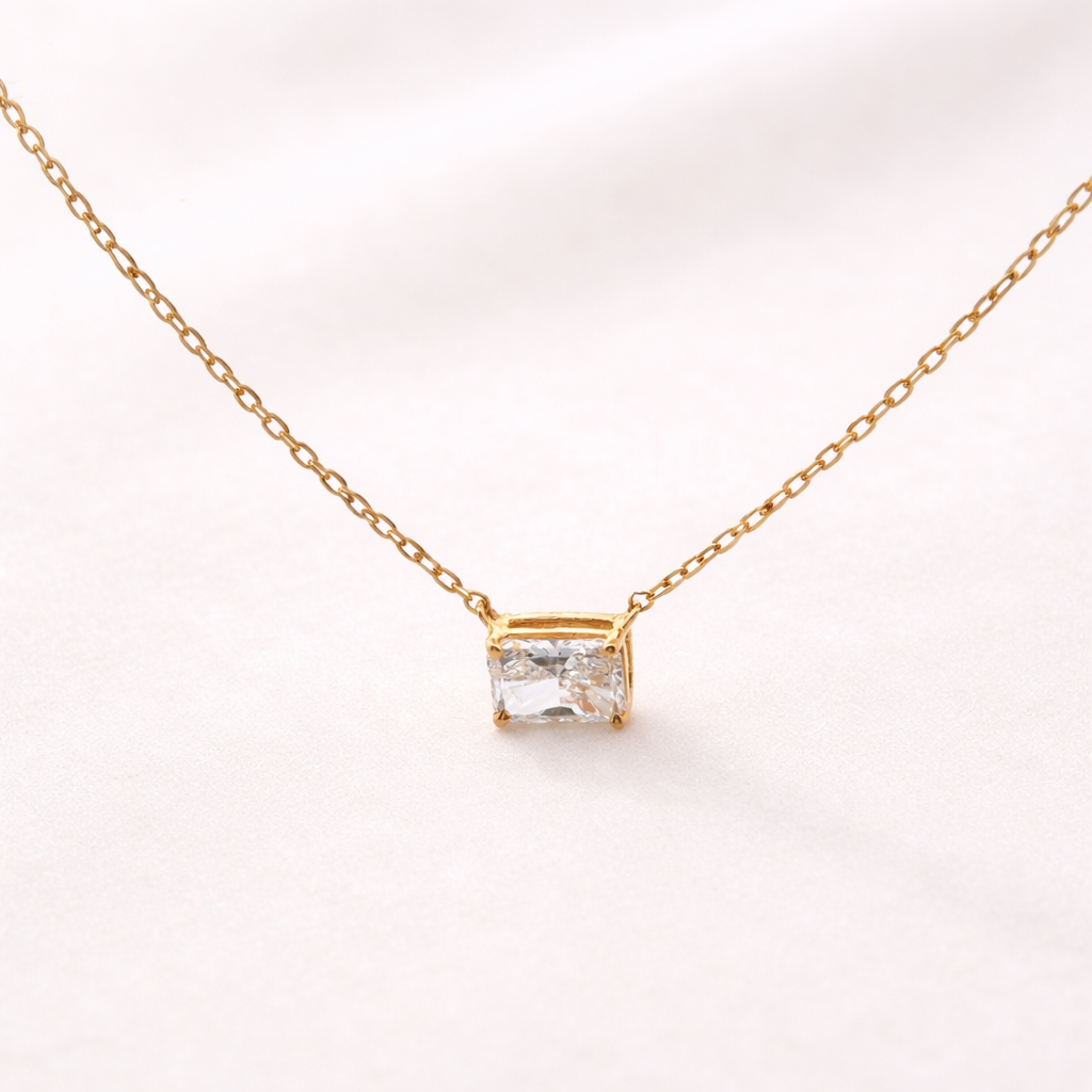 Emerald Cut Pendant