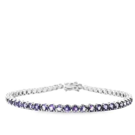 Elegant Amethyst Bracelet