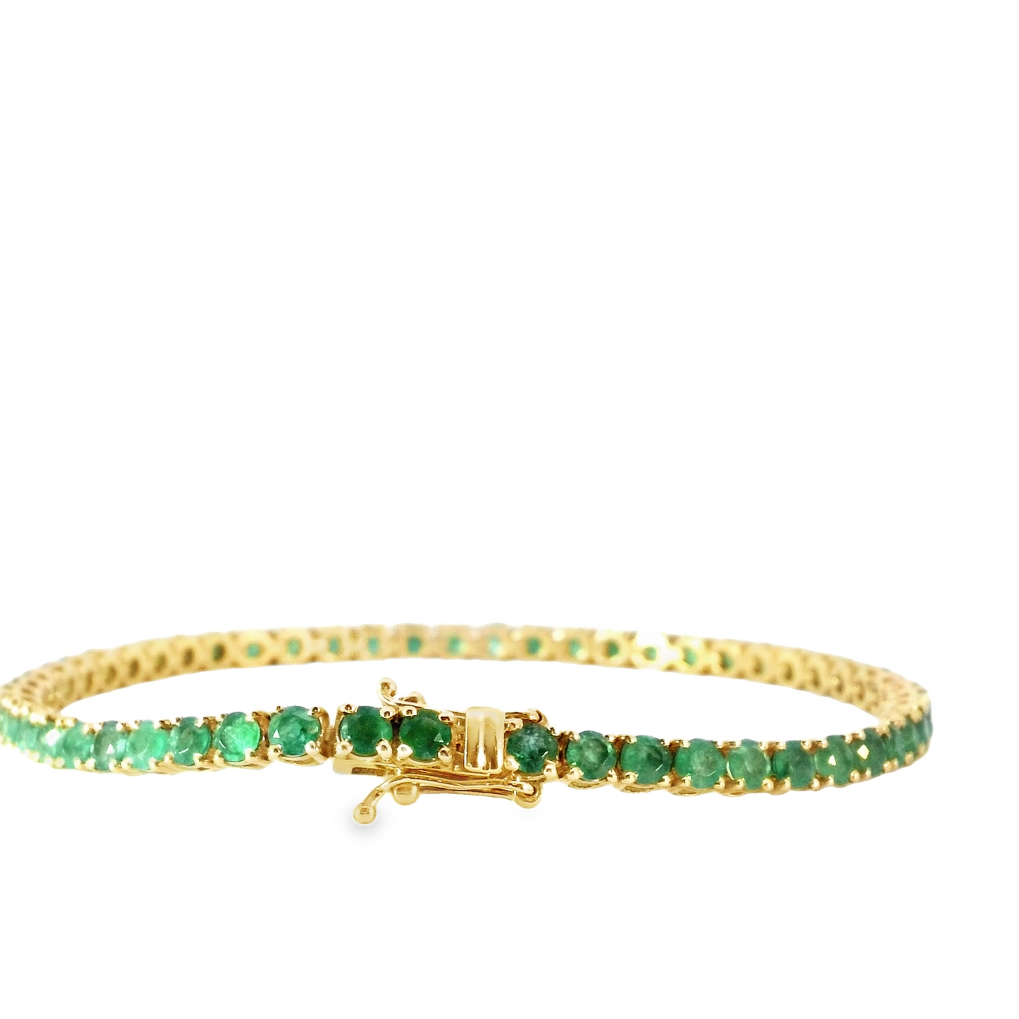 Elegant Emerald Bracelet