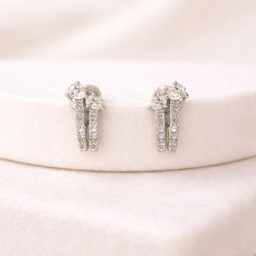 Double Pear Earrings